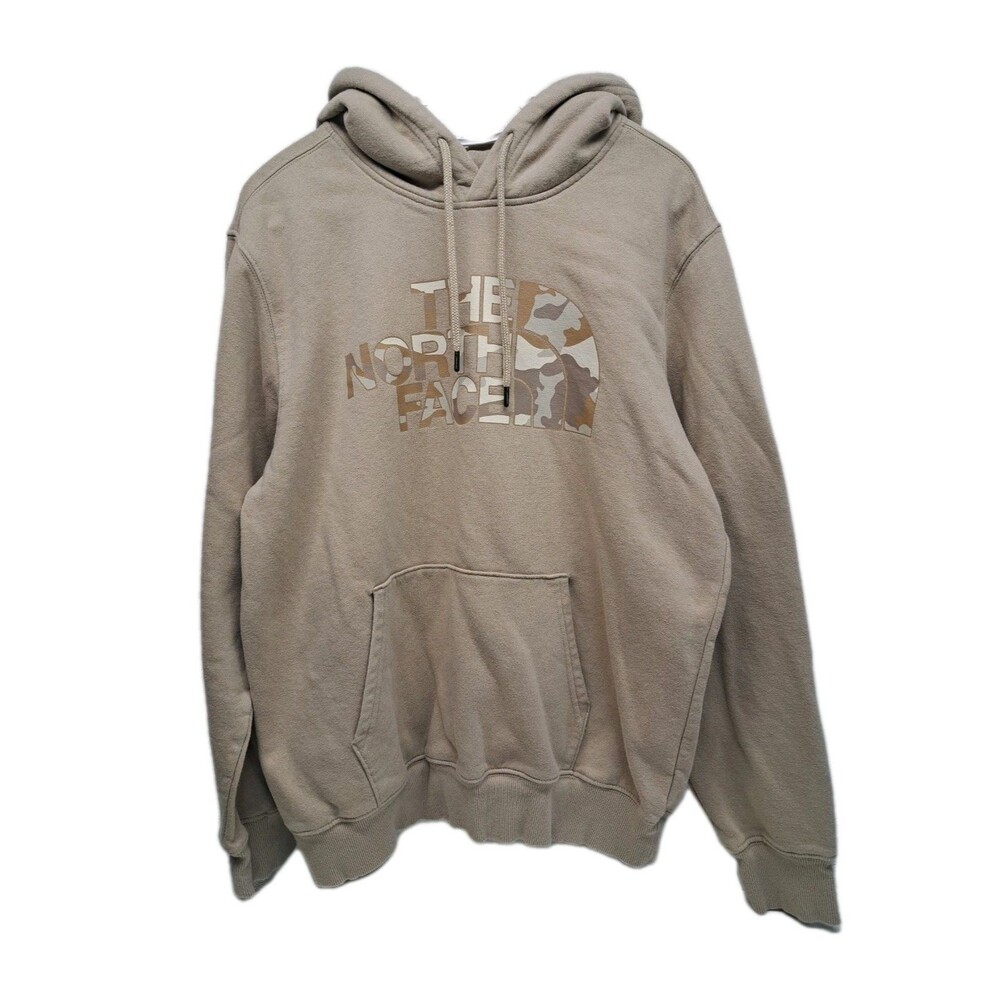 The North Face Half Dome Men's Camouflage Tan Hoodie L